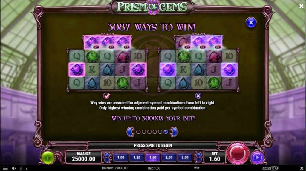 3087 ways to win prism of gems slotxoeasy