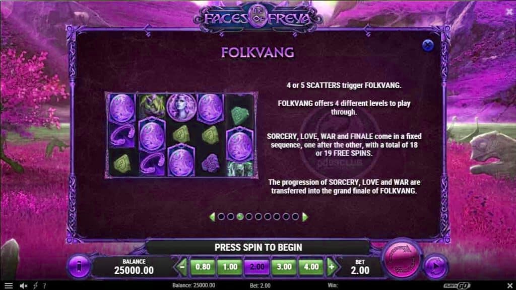 folkvang the faces of freya slotxoeasy