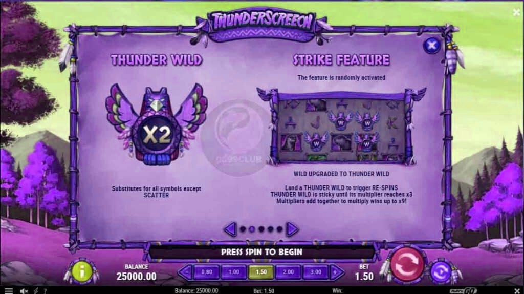 thunder wild&strike feature thunder screech slotxoeasy